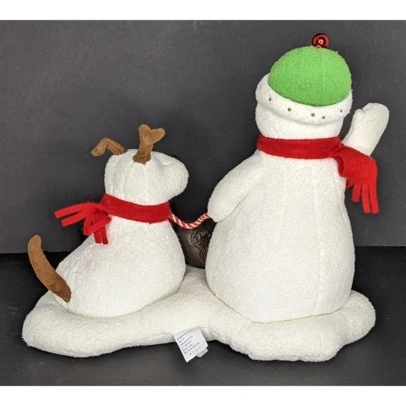 2004 Jingle Pals Snowman Dog Snow What Fun! Animated Singing Works Batteries - Picture 4 of 9